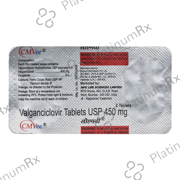 Cmvee 450mg Tablet 2s