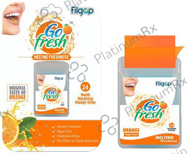 Filgap Go Fresh Mouth Dissolving Strip Orange Flavour 24s