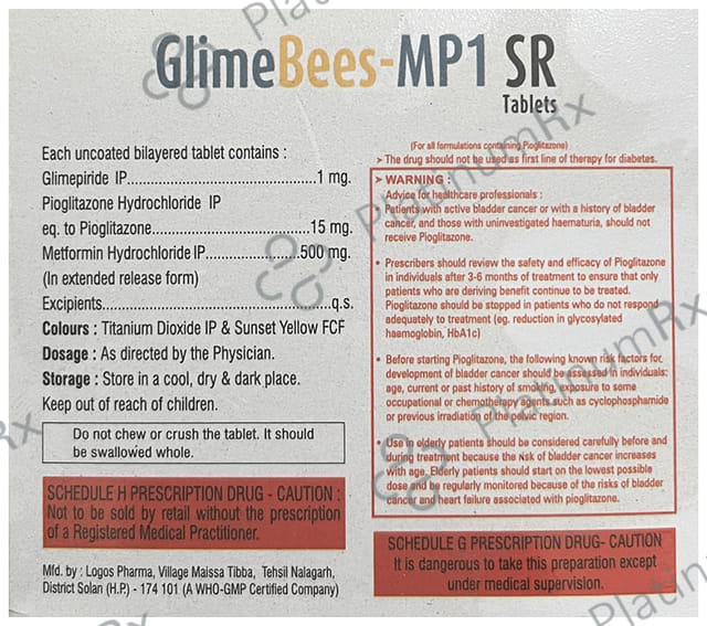 Glimebees MP 1 SR Tablet 10s