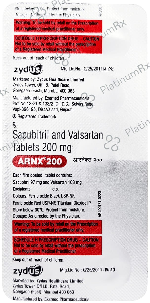 Arnx 97/103mg Tablet 10s