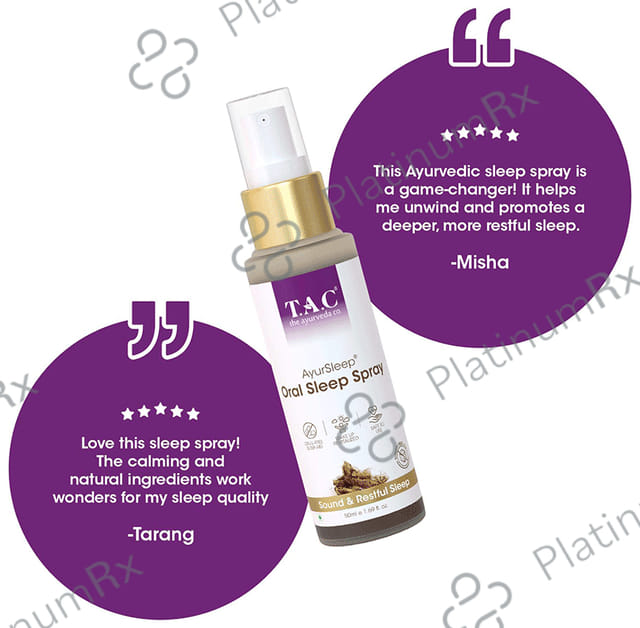TAC The Ayurveda Co. Ayursleep Oral Sleep Spray