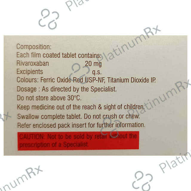 Rivaflo 20mg Tablet 10s