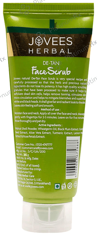 Jovees De Tan Face Scrub 50 gm