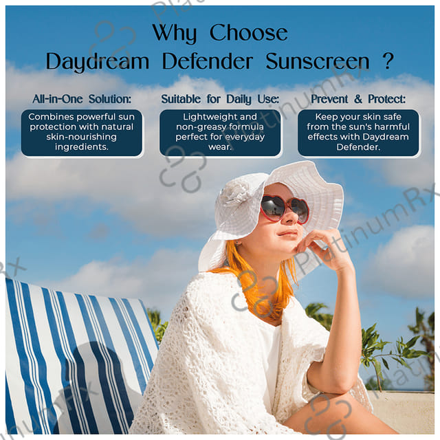 Wit and Whimsy Daydream Defender Sunscreen SPF 50 PA+++ Lotion 50gm