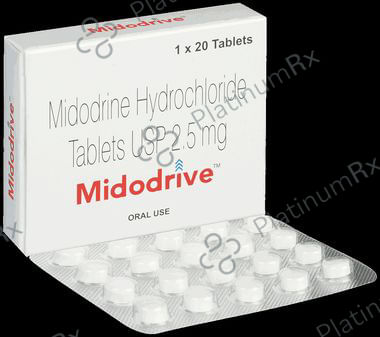 Midodrive 2.5mg Tablet 20s