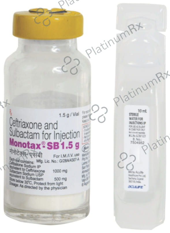 Monotax SB 1000/500mg Injection 1s