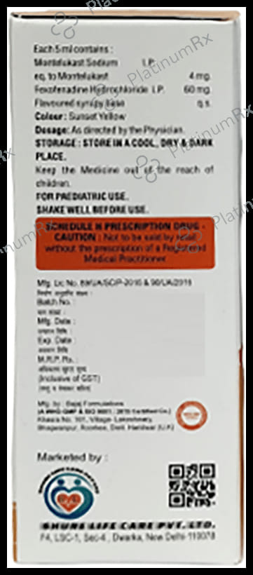 Shmon-FX Oral Suspension Orange