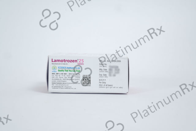 Lamotrozen 25mg Tablet 10s