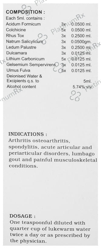 Lord's Rheuma-Koll Syrup 180 ml
