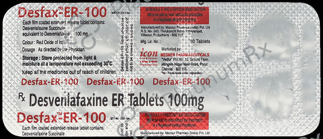 Desfax 100mg Tablet ER 10s
