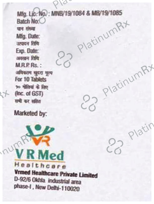 Etoversa 60/4mg Tablet MR 10s