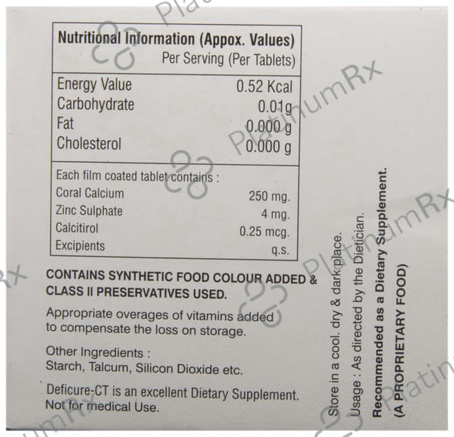 Deficure CT Tablet 10s