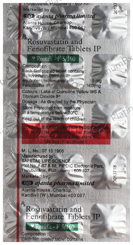 Rosufit F 5/160mg Tablet 15s