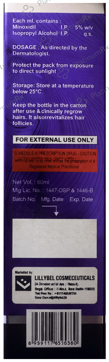 Tricogain 5%w/v Solution 60ml