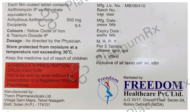 Azidex 500mg Tablet 5s