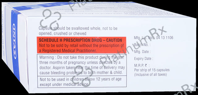 Lipicure Gold 20/75/75mg Capsule 15s