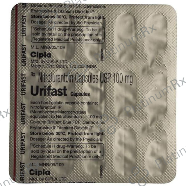 Urifast 100mg Capsule 15s