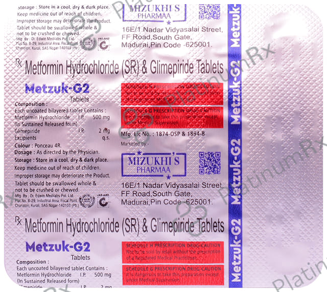 Metzuk-G 2 Tablet SR