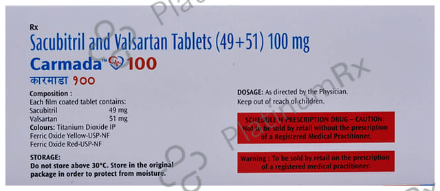 Carmada 49/51mg Tablet 10s