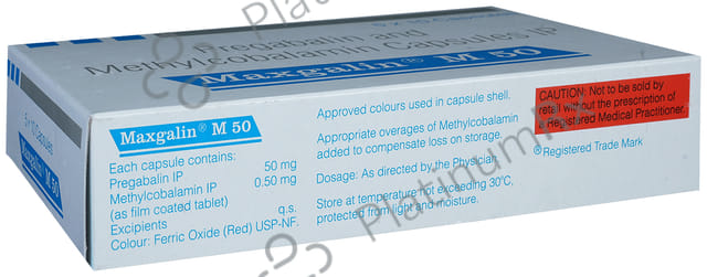 Maxgalin M 50mg Capsule 10s