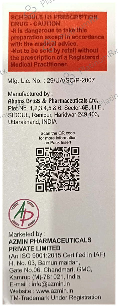 Myrocef 1000/125mg Injection 1s