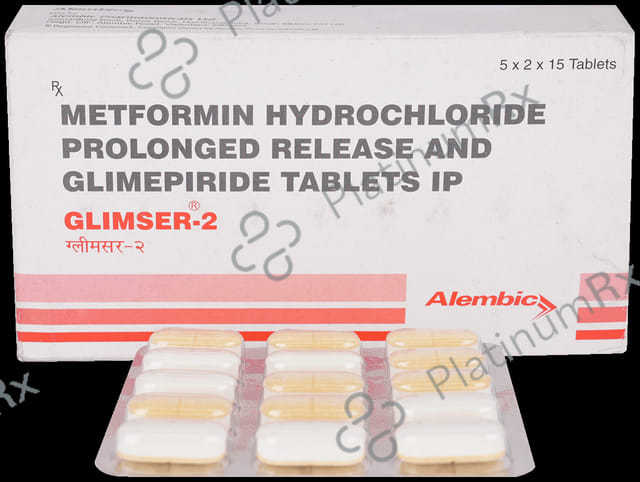 Glimser 2/500mg Tablet PR 15s