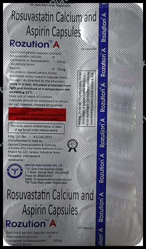 Rozution A 10mg/75mg Capsule