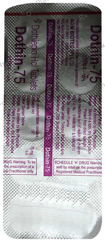 Dothin 75mg Tablet 10s Adwin Pharma