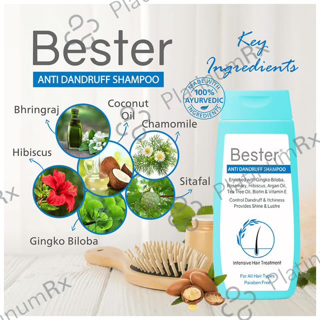 Bester Anti Dandruff Shampoo (100ml Each) 1 Bottle