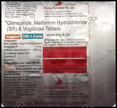 Voglow GM 1/1000/0.2mg Tablet SR 15s