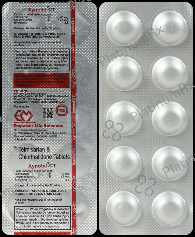 Xynotel CT 12.5/40mg Tablet 10s