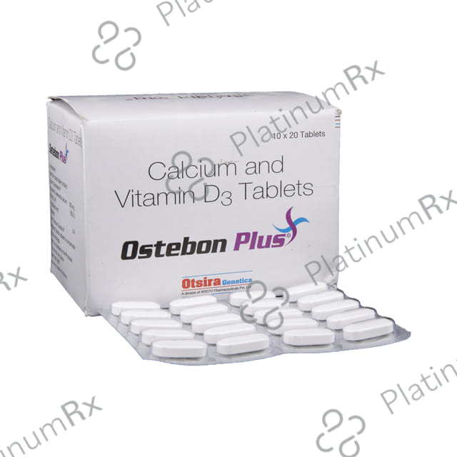 Ostebon Plus 500mg/500IU Tablet 20s