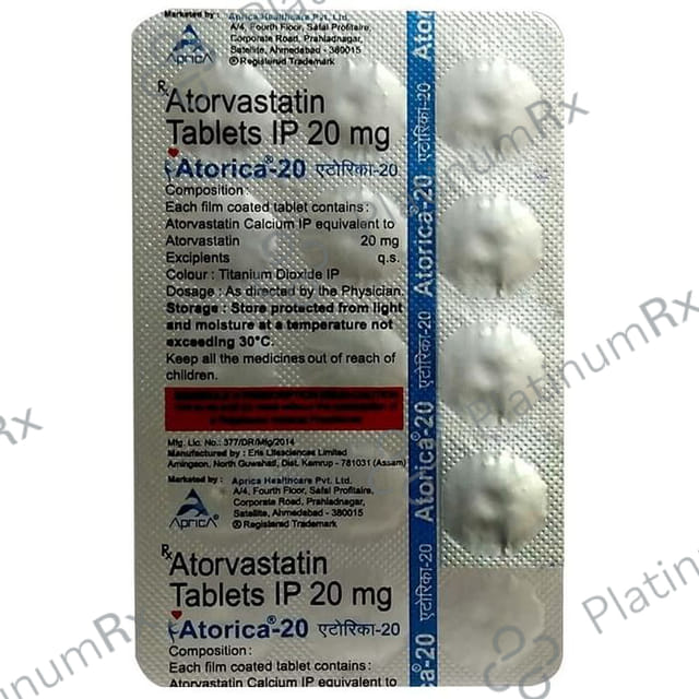 Atorica 20 Tablet 10 Tablet