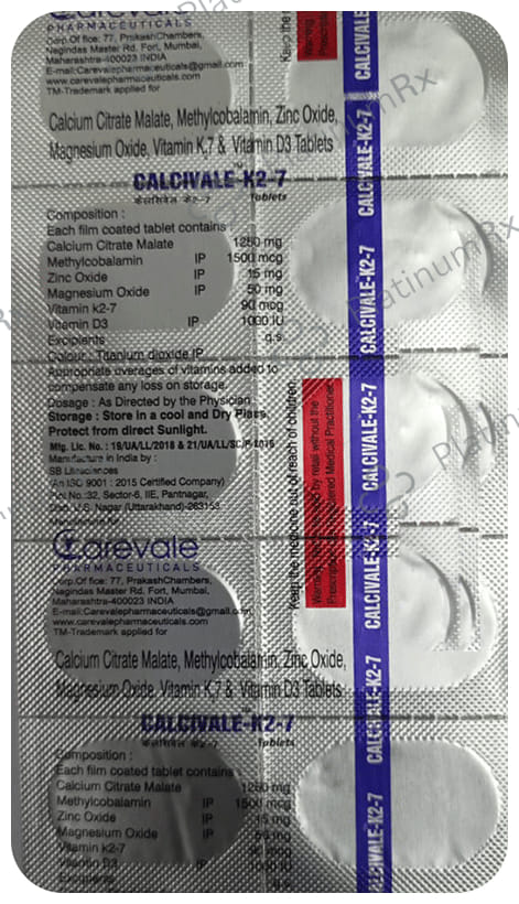Calcivale K27 Tablet 10s