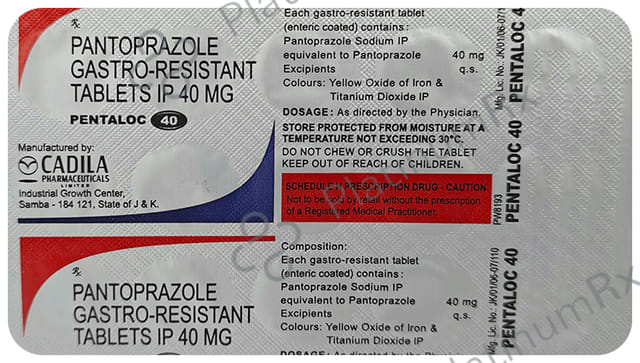 Pentaloc 40mg Tablet 15s