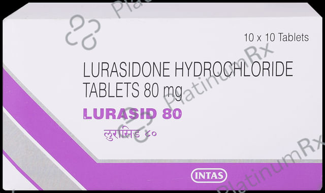 Lurasid 80mg Tablet 10s