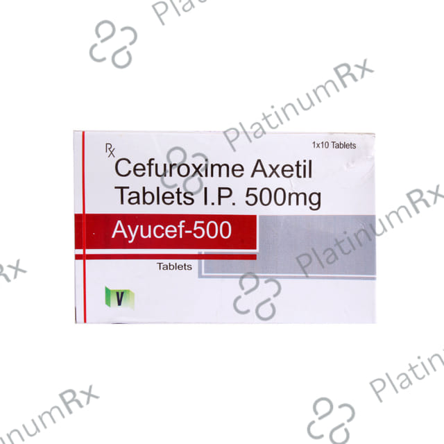 Ayucef 500mg Tablet 10s