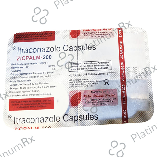 Zicpalm 200mg Capsule 10s