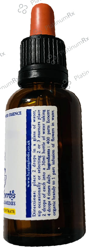 Healing Herbs Bach Flower Water Violet 30 ml