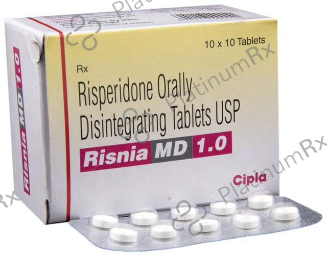 Risnia MD 1mg Tablet DT 10s
