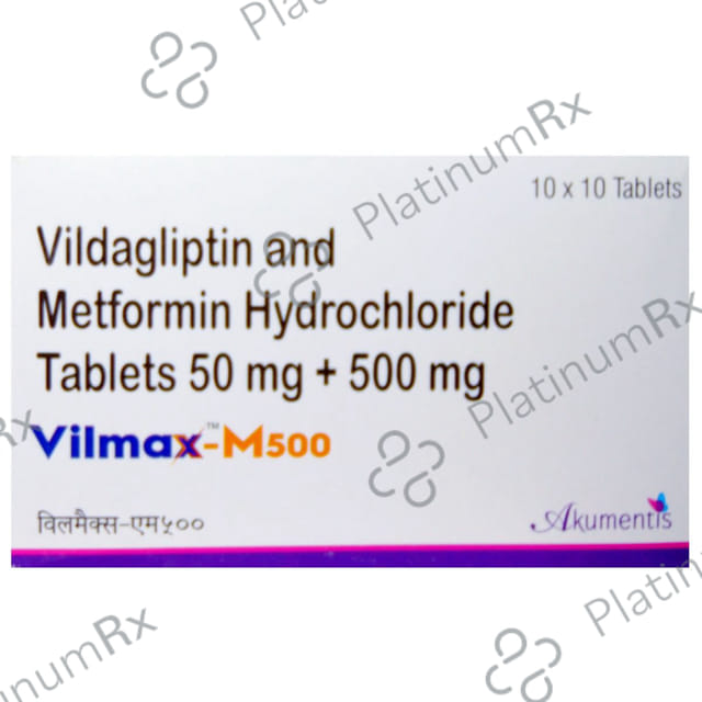 Vilmax M 500/50mg Tablet 10s