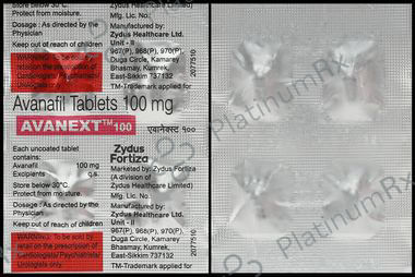 Avanext 100mg Tablet