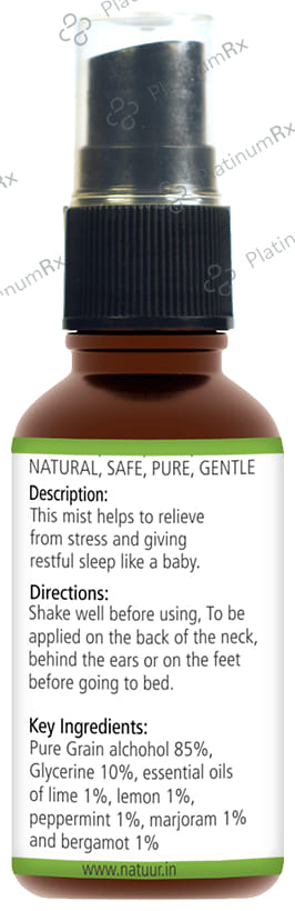 Natuur Stress Relief Mist Marjoram and Bergamot