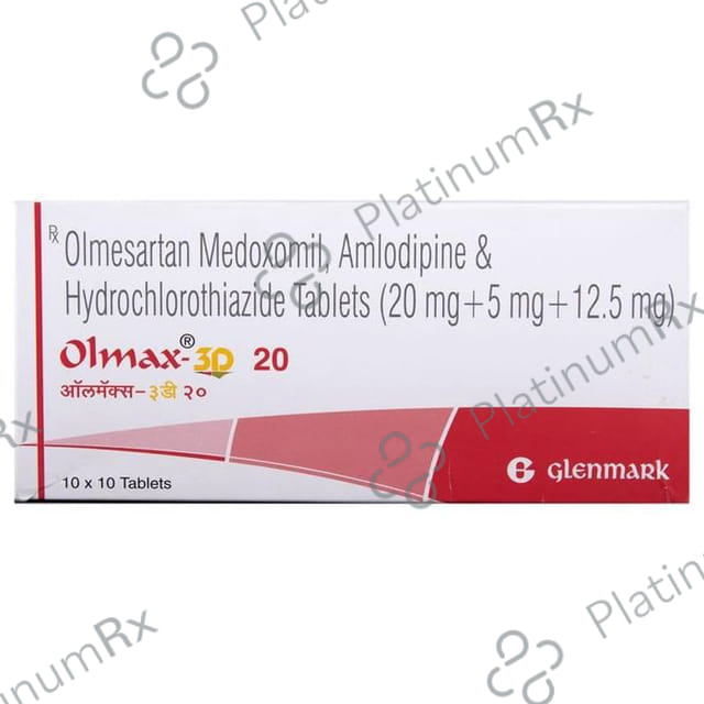 Olmax 3D 20mg Tablet 10s
