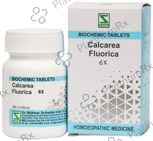 Dr Willmar Schwabe India Calcarea Fluorica Biochemic Tablet 6X