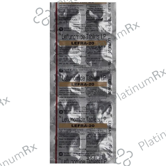 Lefra 20mg Tablet 10s