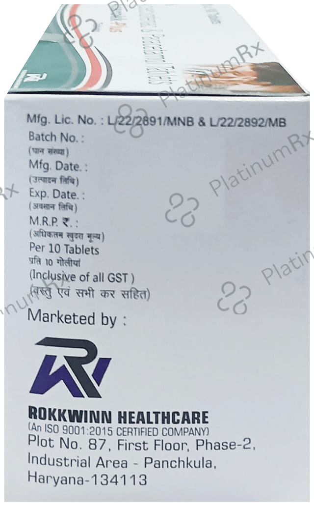 Acerokk Plus 100/325mg Tablet 10s