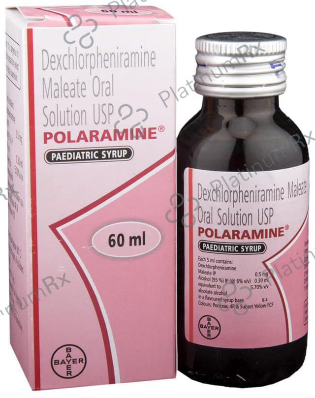 Polaramine Paediatric Syrup 60ml