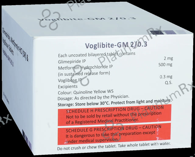 Voglibite GM 2/0.3mg Tablet SR 10s