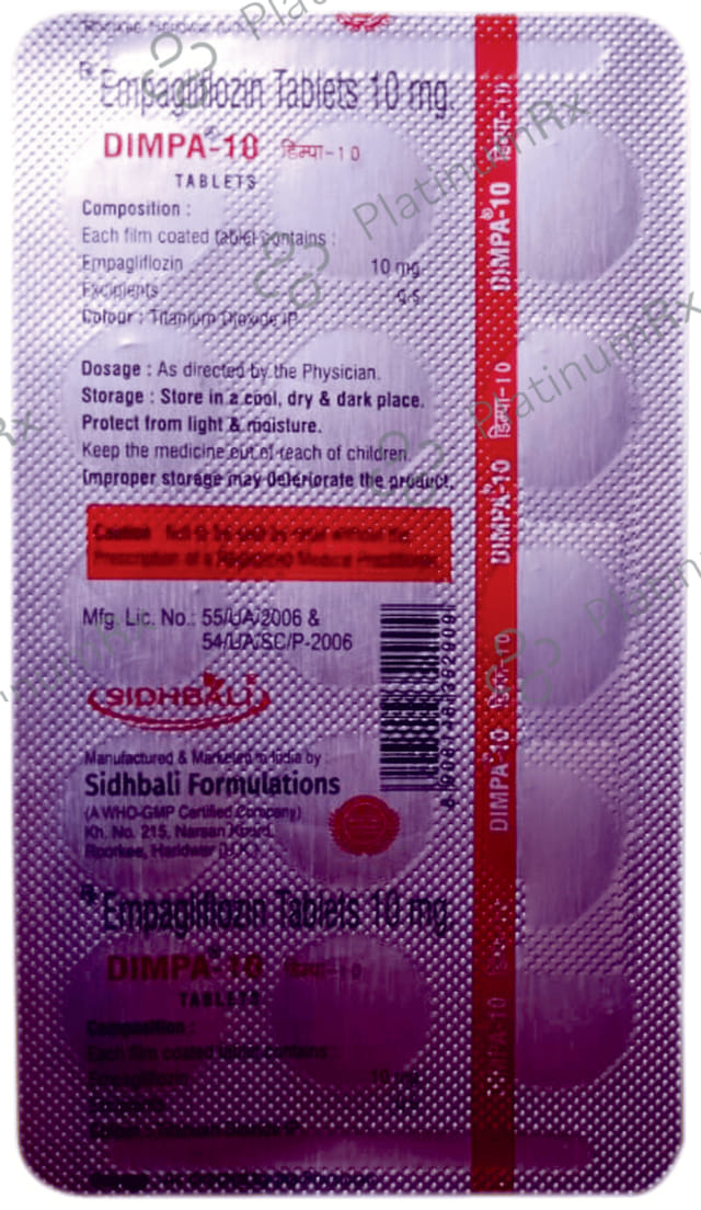 Dapasidh 10mg Tablet 15s